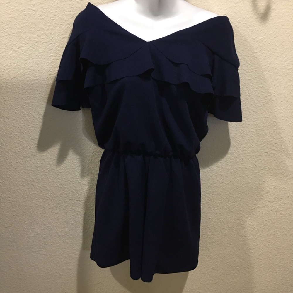 Maddie blue romper XL